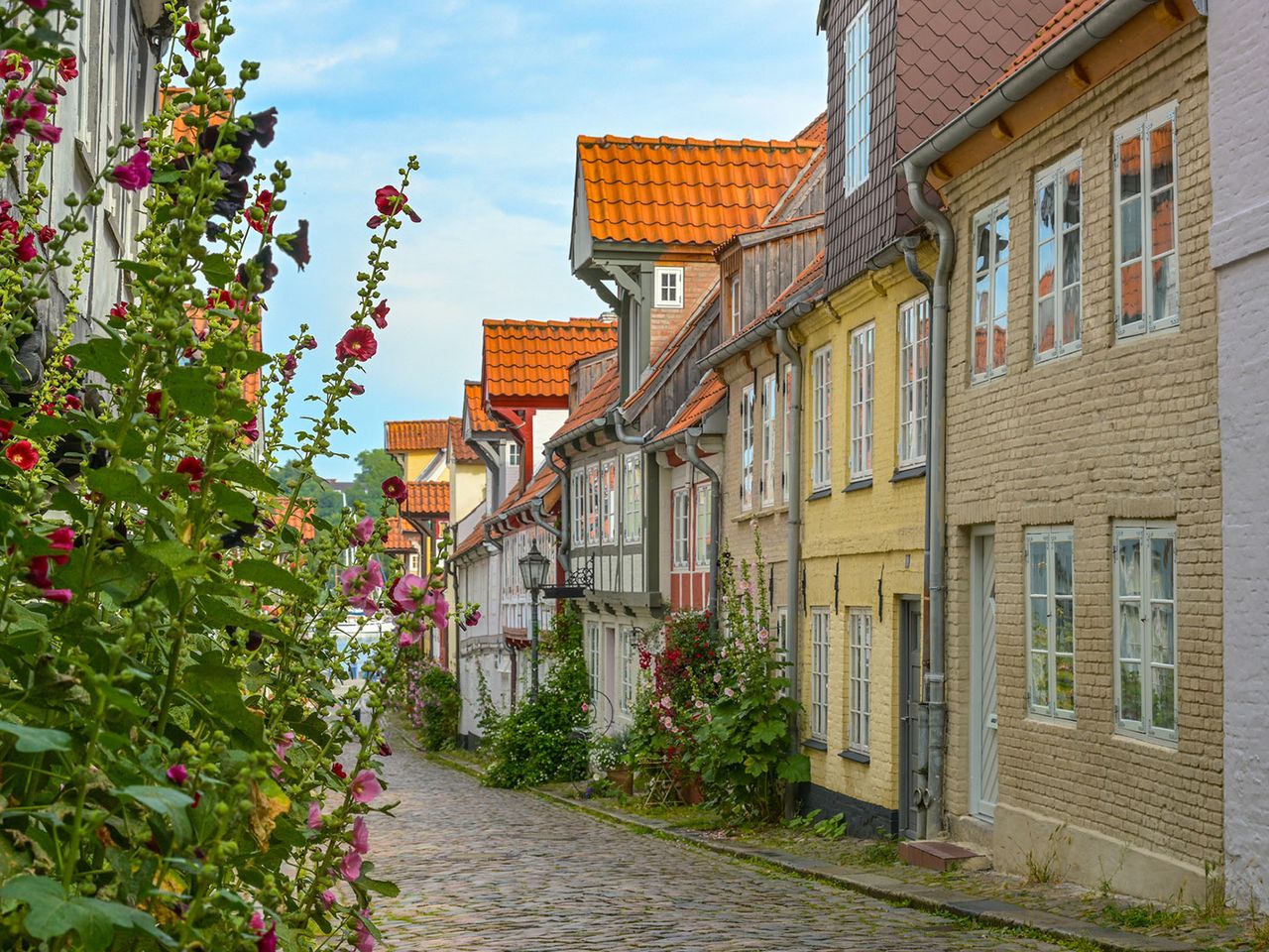 Gasse in Flensburg, Altstadt