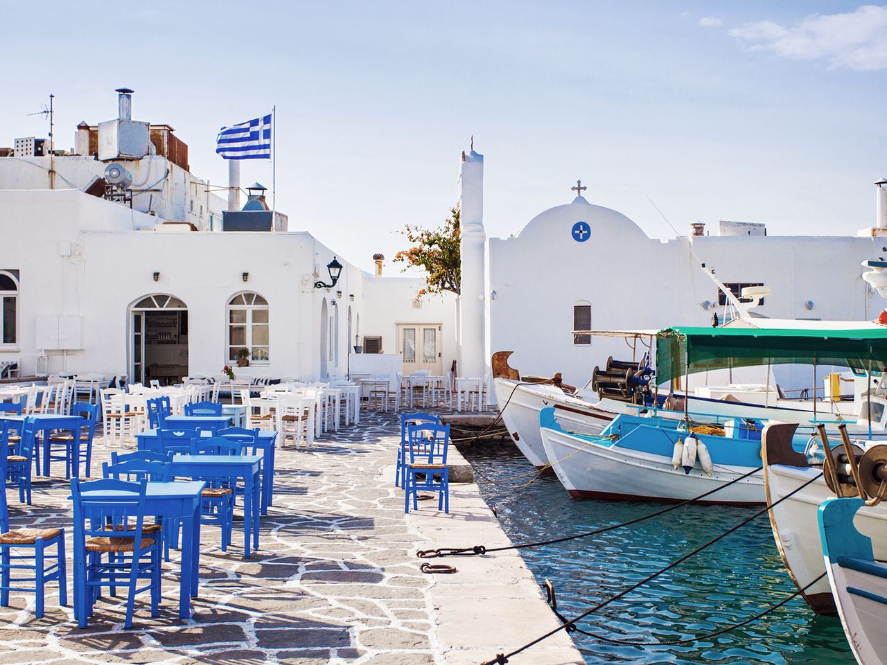 Naoussa auf Paros, Griechenland