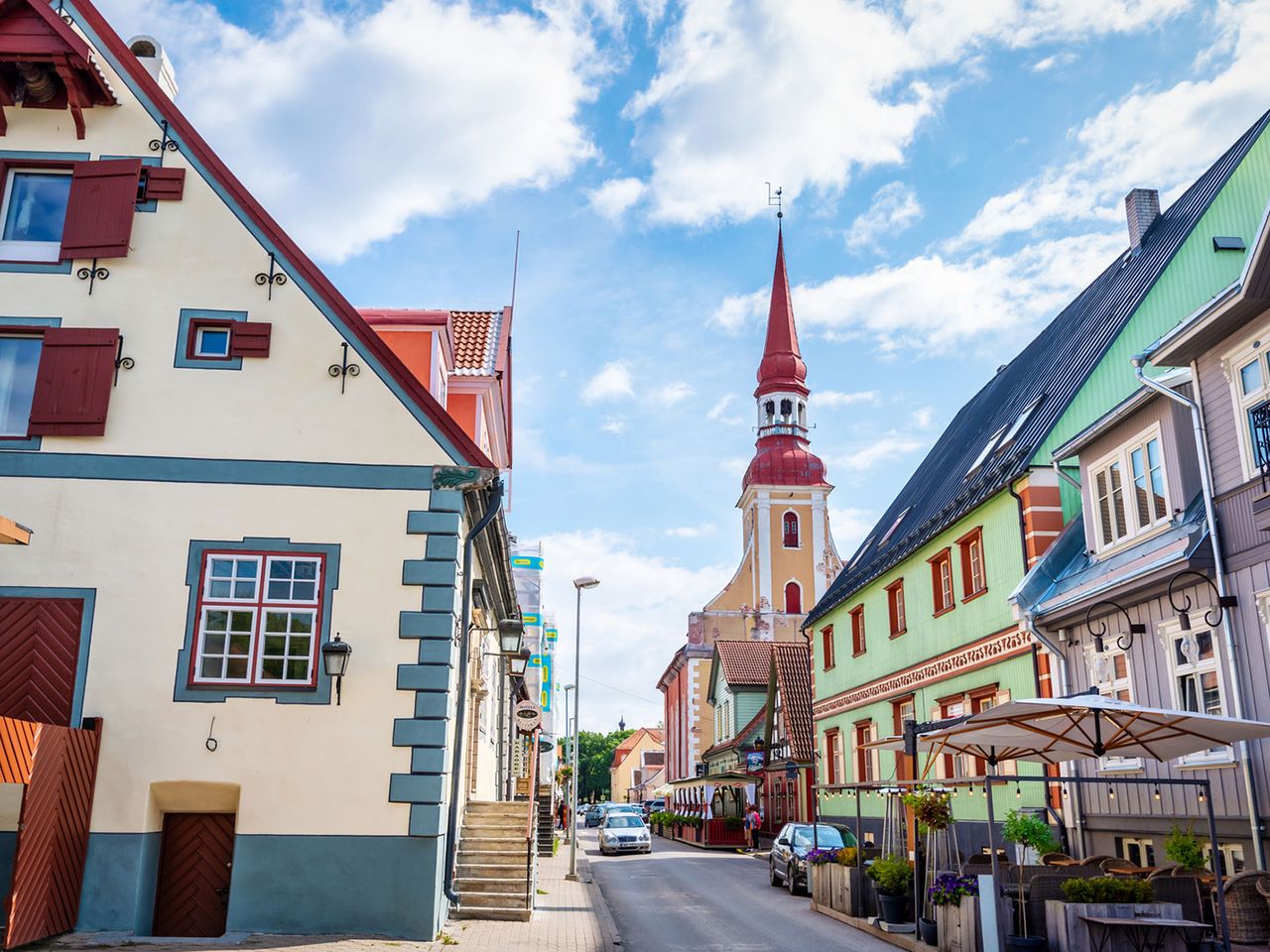 Straße in Parnu, Estland
