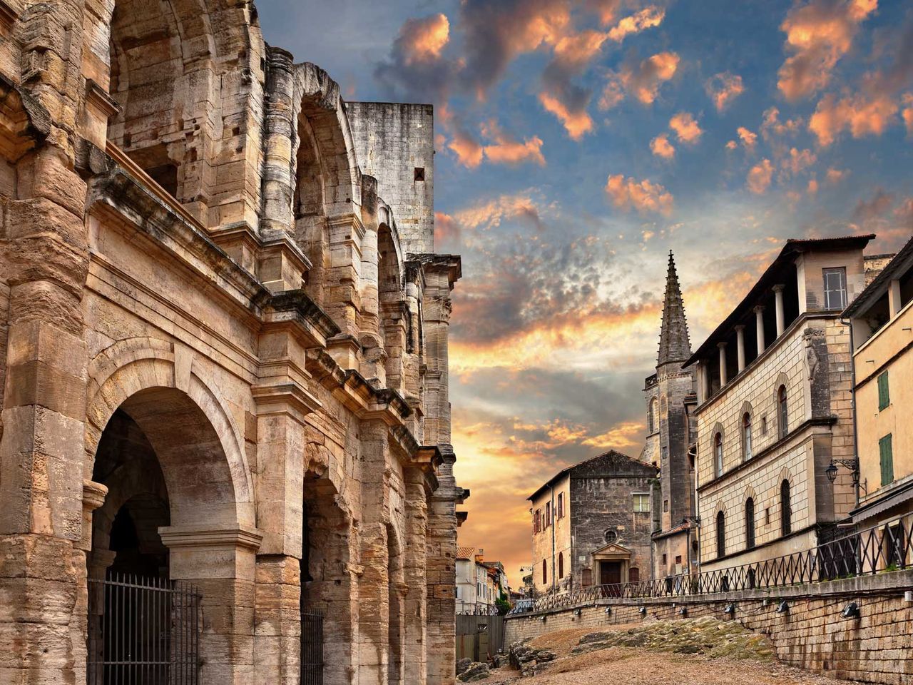 Amphitheater von Arles in der Provence