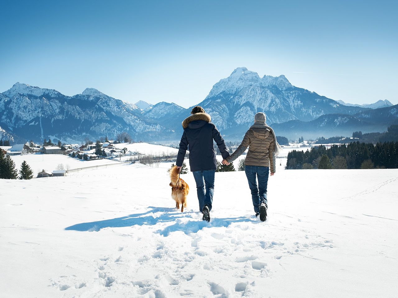 Winterwandern am Hopfensee