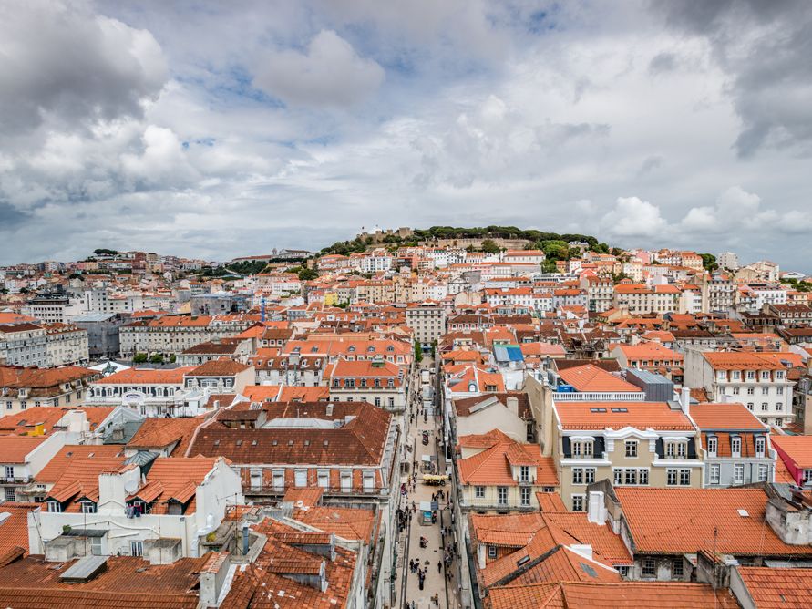 Aussicht vom Elevator de Santa Justa