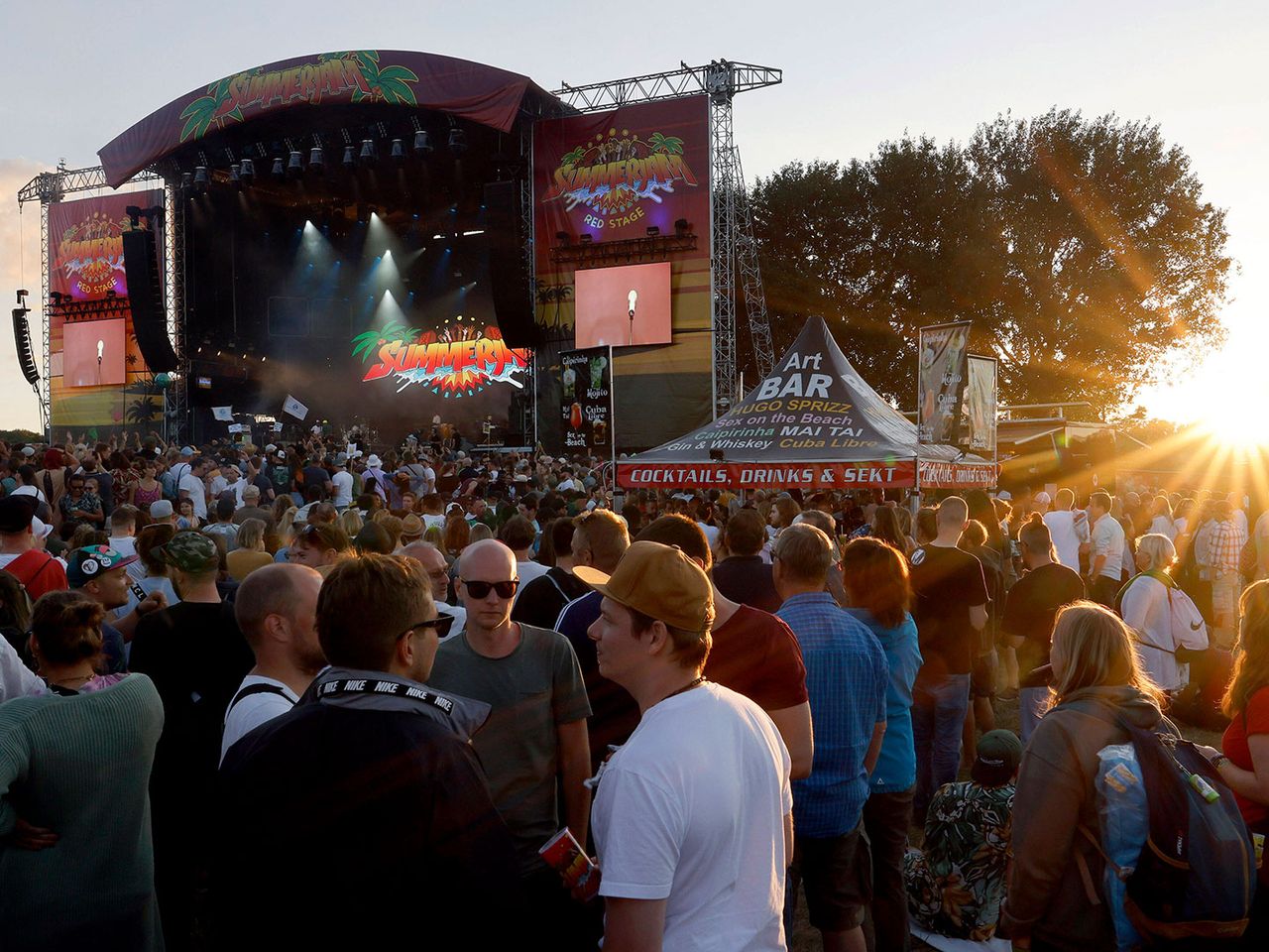 Summerjam Festival in Köln, Regattainsel
