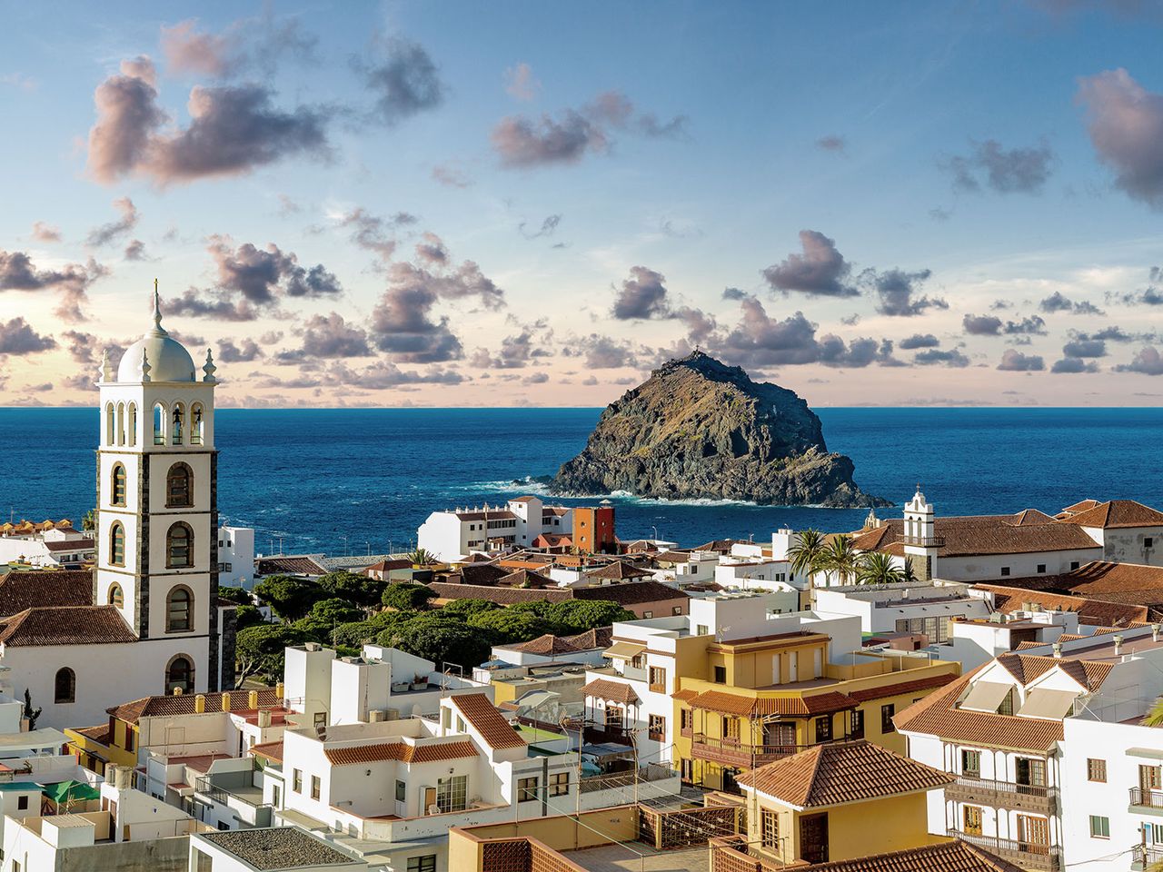 Blick auf Garachico auf der Kanarischen Insel Teneriffa