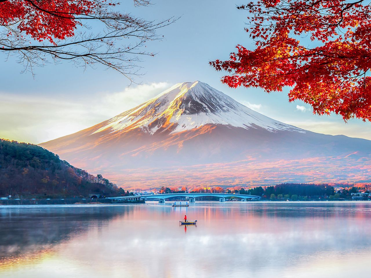 Blick auf den Berg Fuji