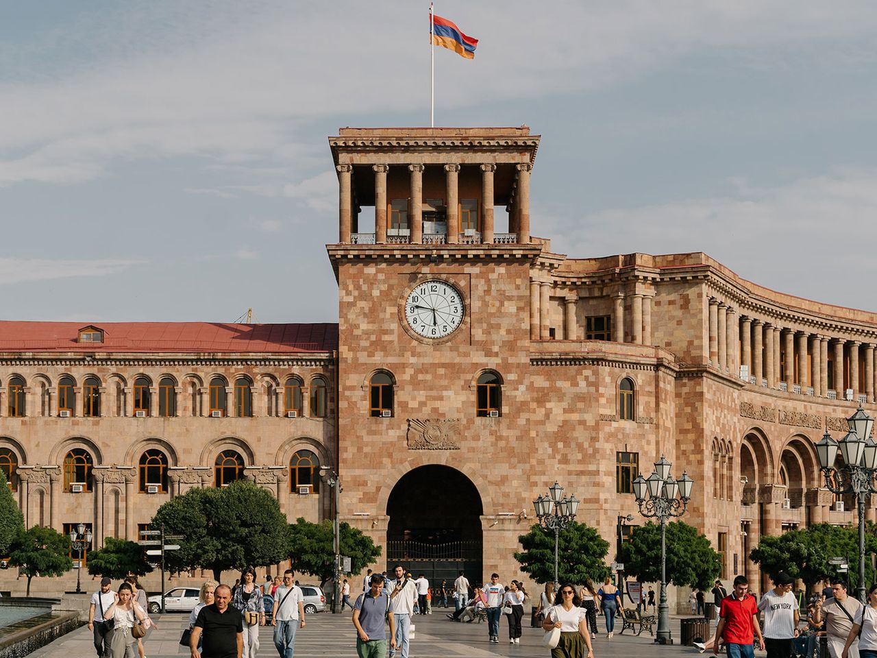 Platz der Republik in Jerewan, Armenien