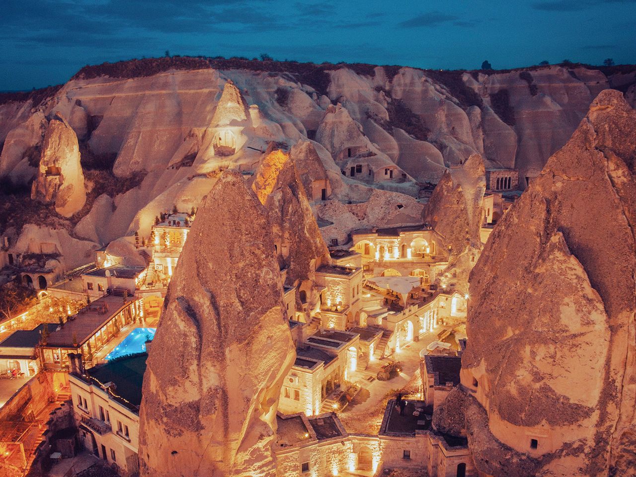 Cave Hotels, Höhlenhotels in Kappadokien, Türkei