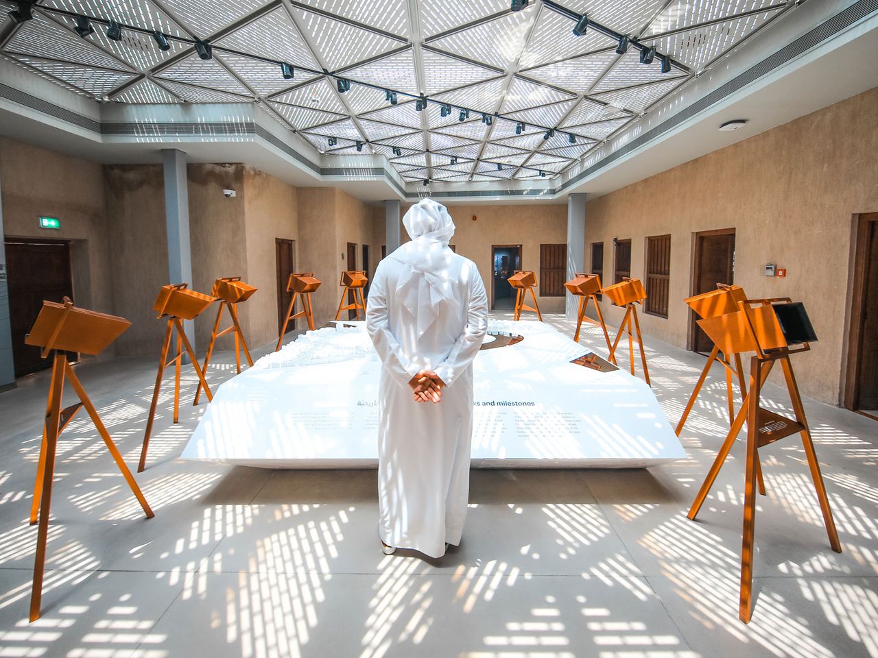 Mitarbeiter im Al Shindagha Museum Dubai