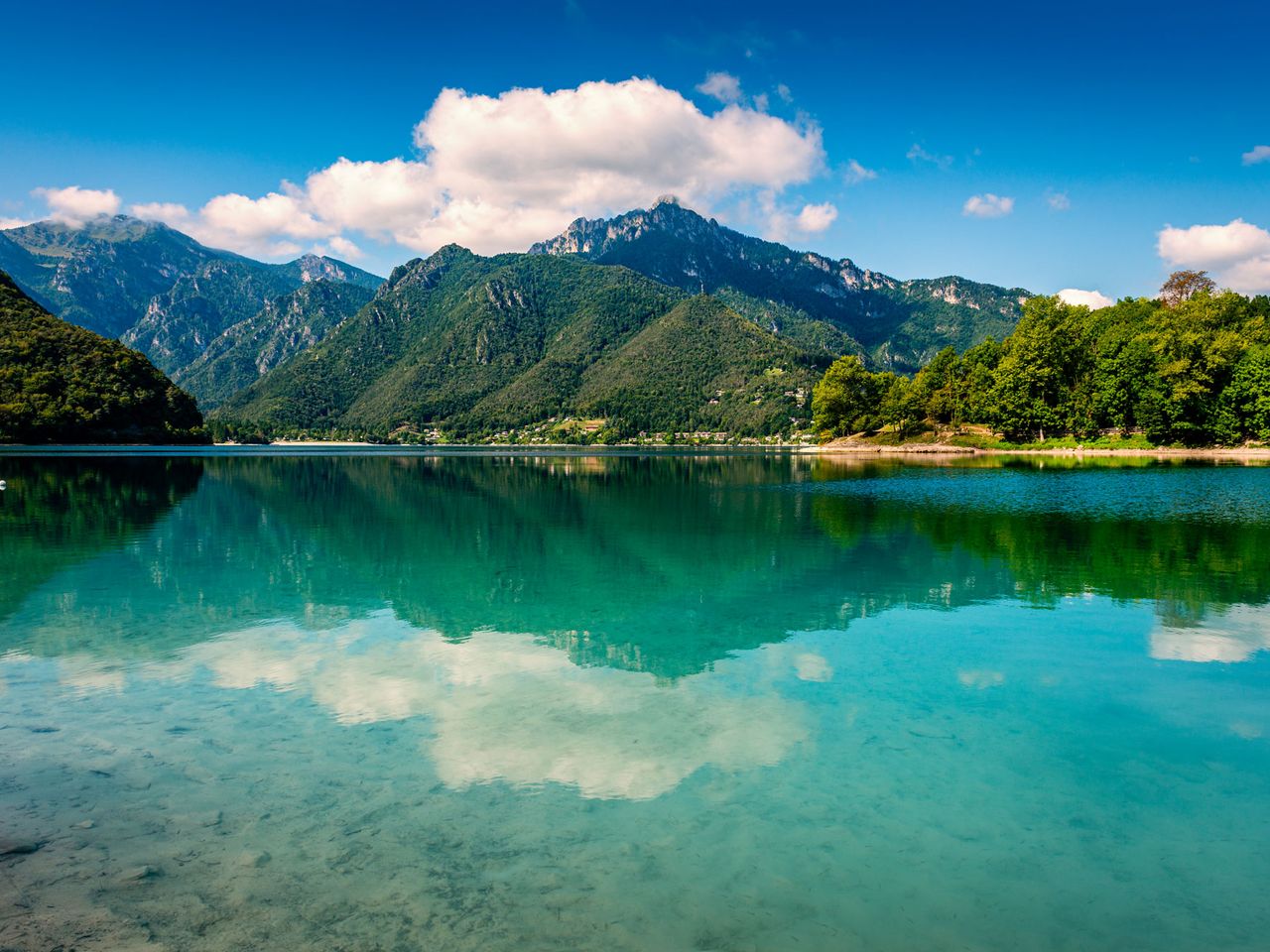 Blick auf den Lago di Ledro