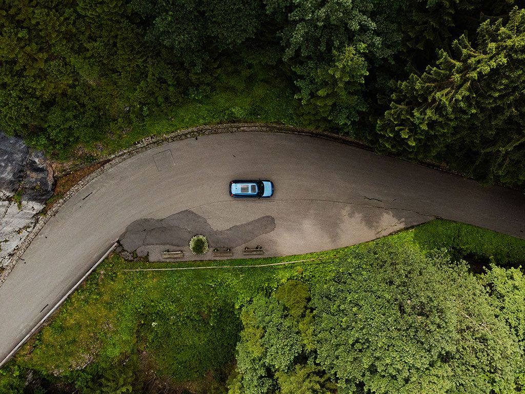 Kia EV9 von oben