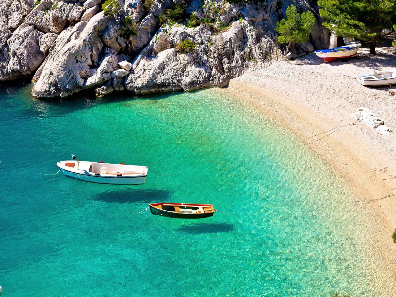 Die Bucht von Punta Rata in Kroatien