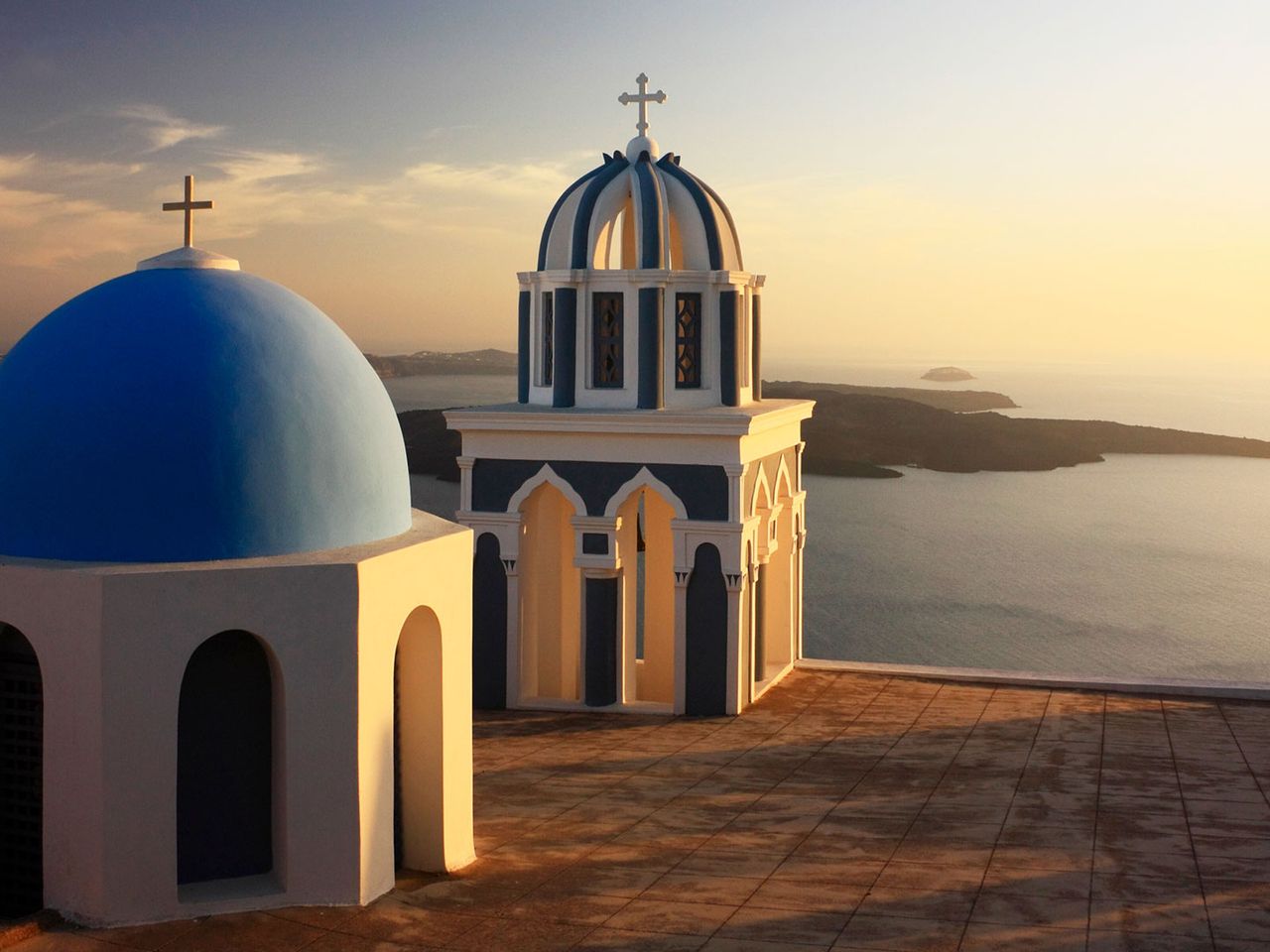 Firostefani auf Santorini