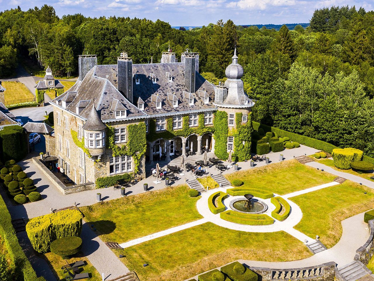 Herrenhaus und Hotel Manoir de Lébioles in Belgien