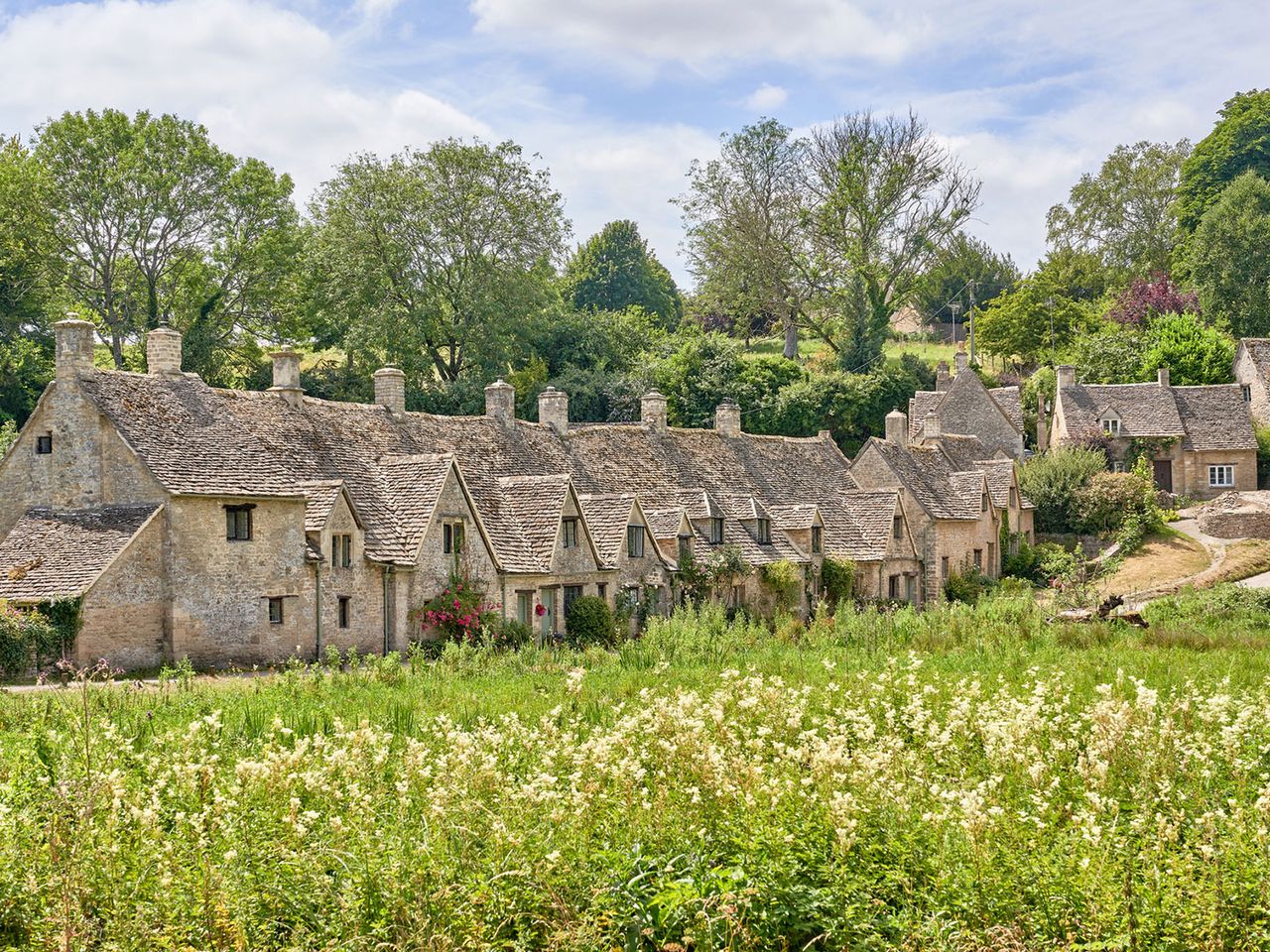 die Arlington Row in Bibury, Cotswolds