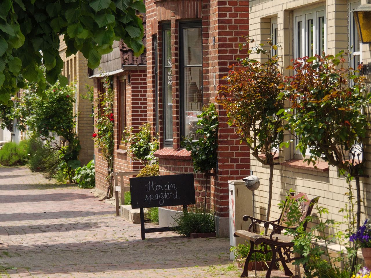 Straße in Arnis, Schleswig-Holstein