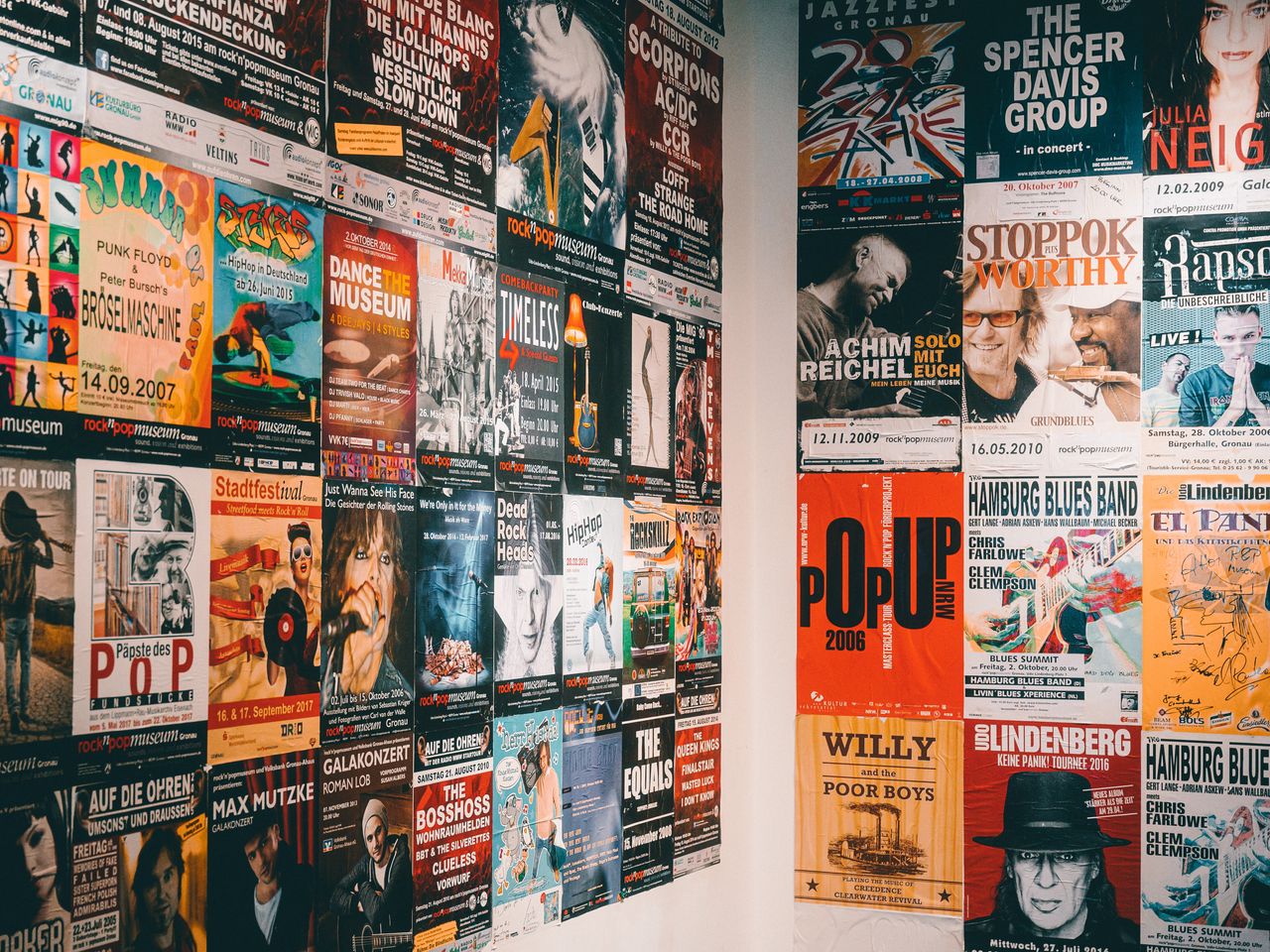 Gronau rock'n'popmuseum Posterwand ∏ Johannes Hîhn