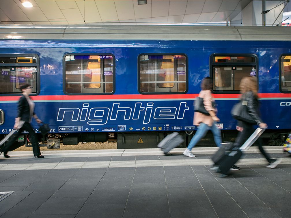 Der ÖBB Nightjet pendelt zwischen Wien und Paris