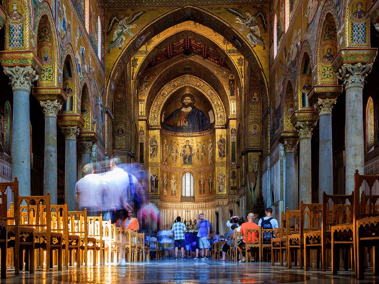 Kathedrale in Monreale von innen