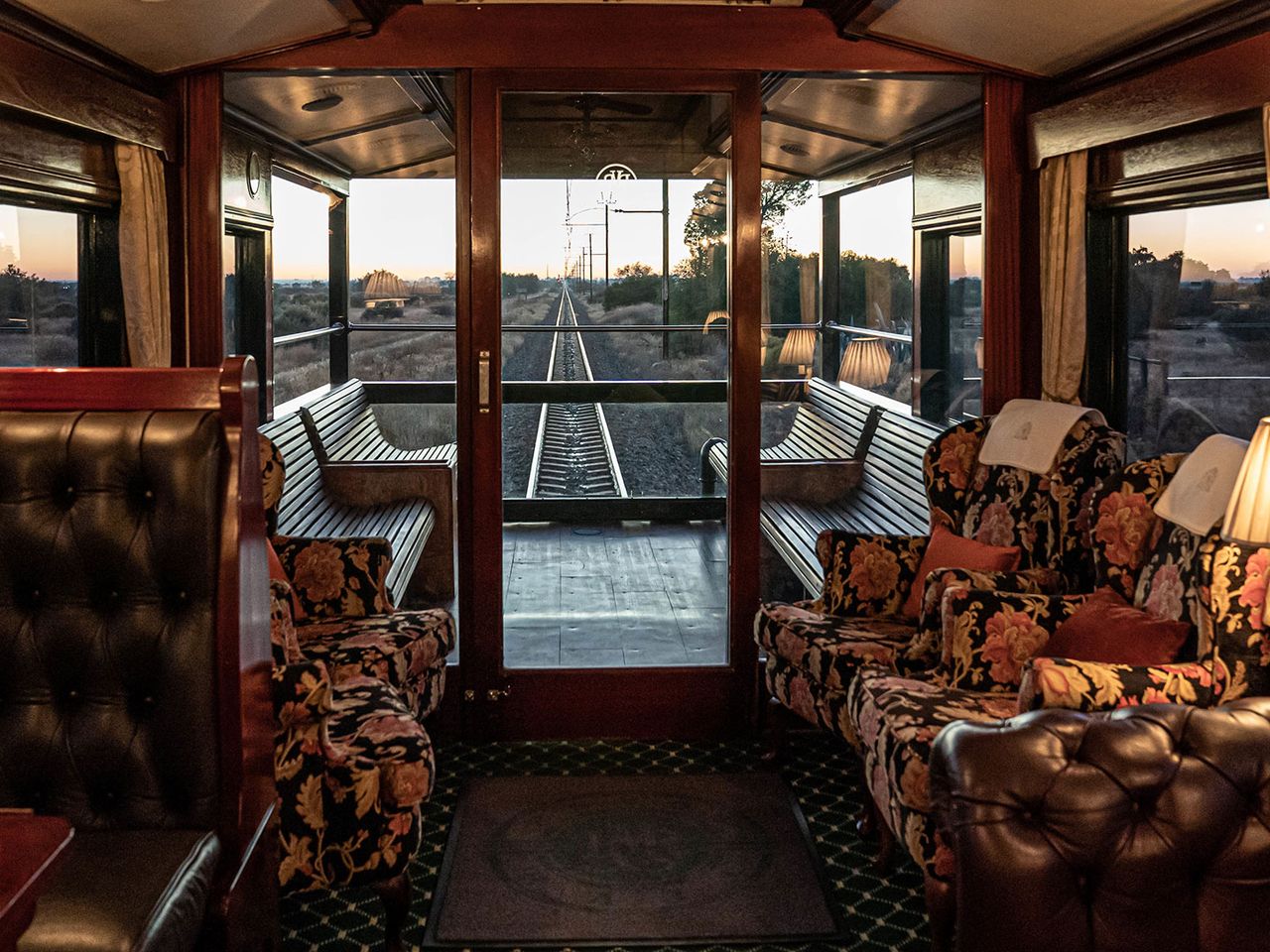 Ausblick aus dem Observation Car des Pride of Africa