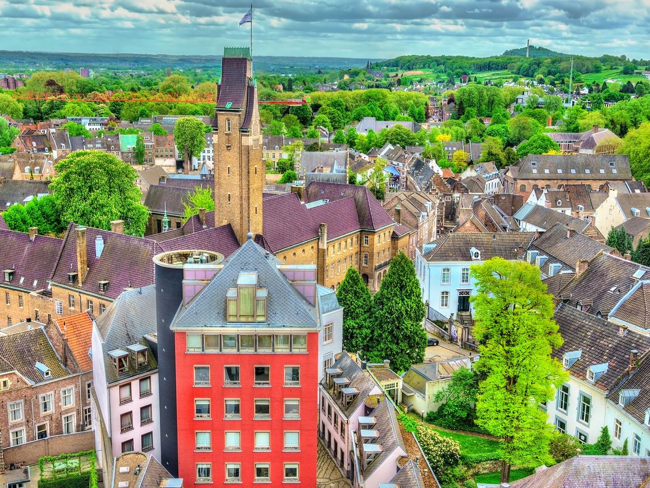 Luftaufnahme von Maastricht