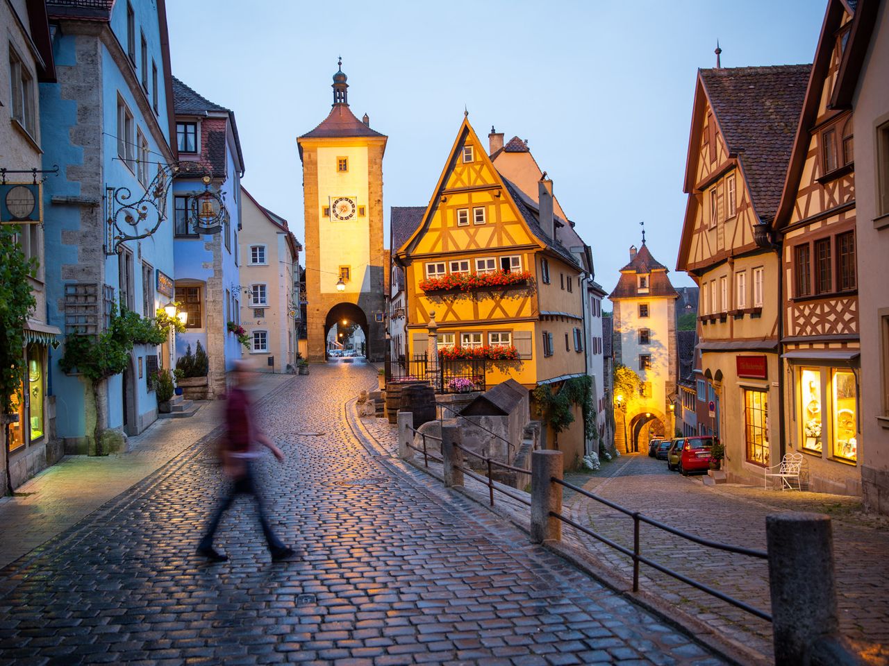 Fachwerkhaus Plönlein in Rothenburg ob der Tauber