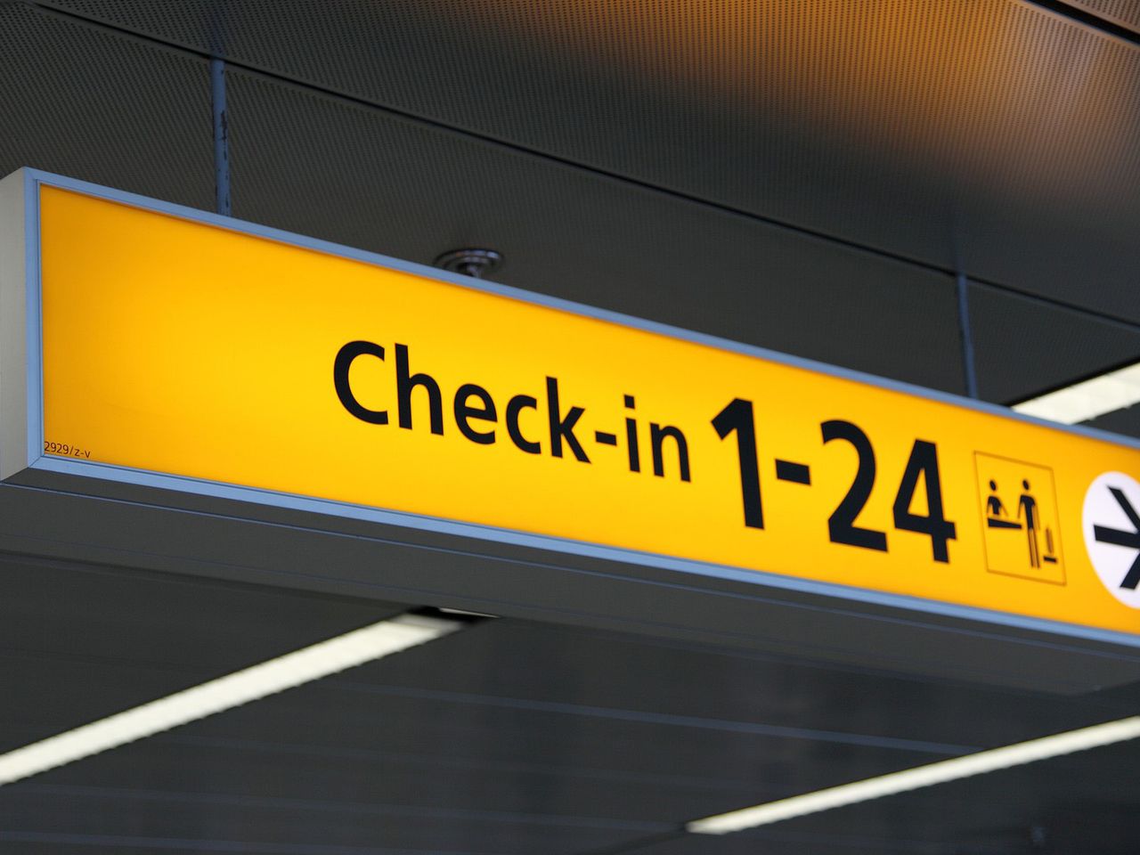 Flughafen Check-In-Schalter