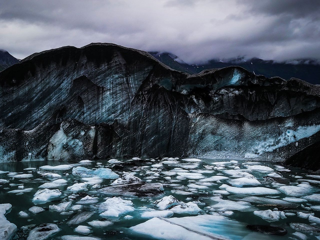 Spencer-Gletscher in Alaska, Kenai-Halbinsel