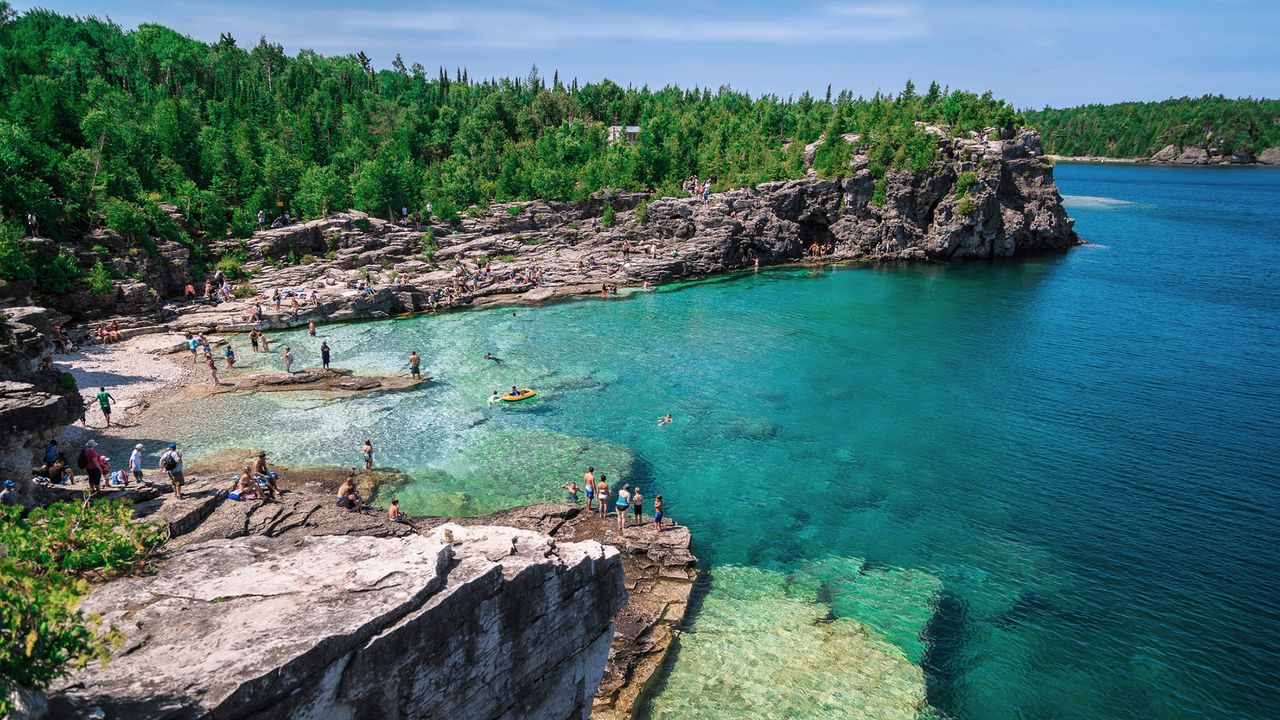 Indian Head Cove in Ontario, Kanada