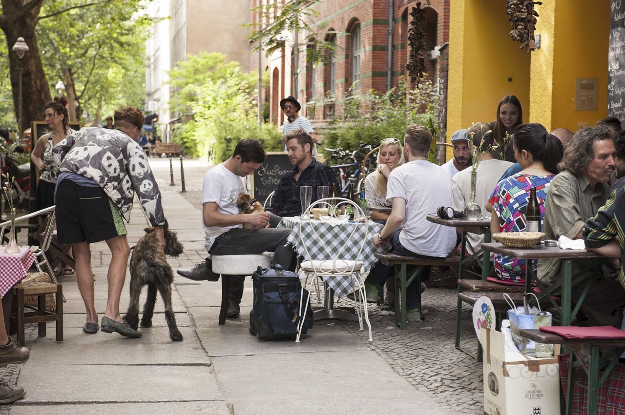 Mittagspause in Berlin Neukölln