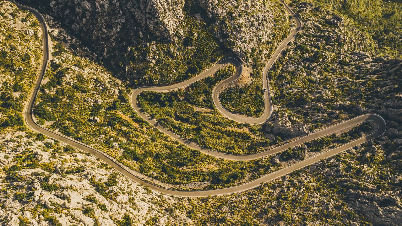 Serpentinen, Schlangenstrasse nach Sa Calobra