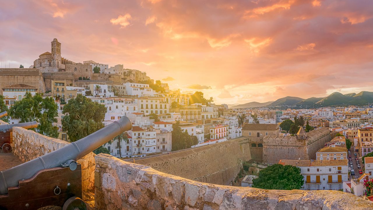 Blick auf Dalt Vila in Ibiza-Stadt