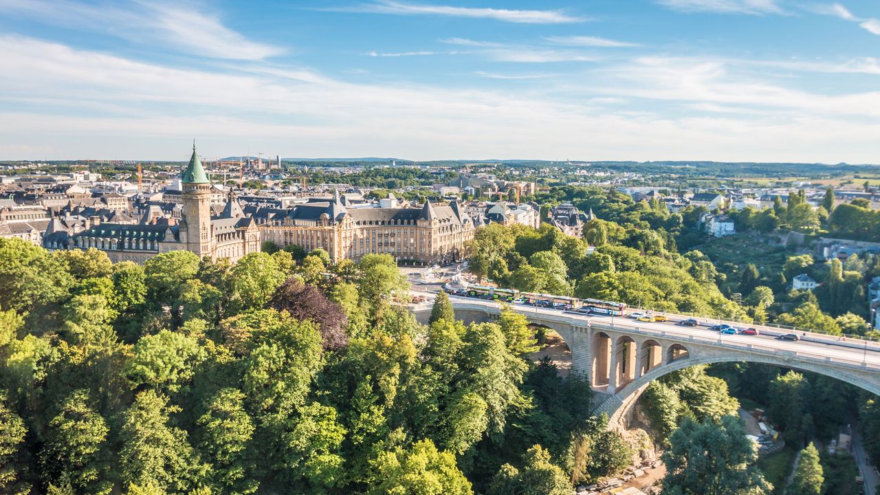 Blick auf Luxemburg Stadt