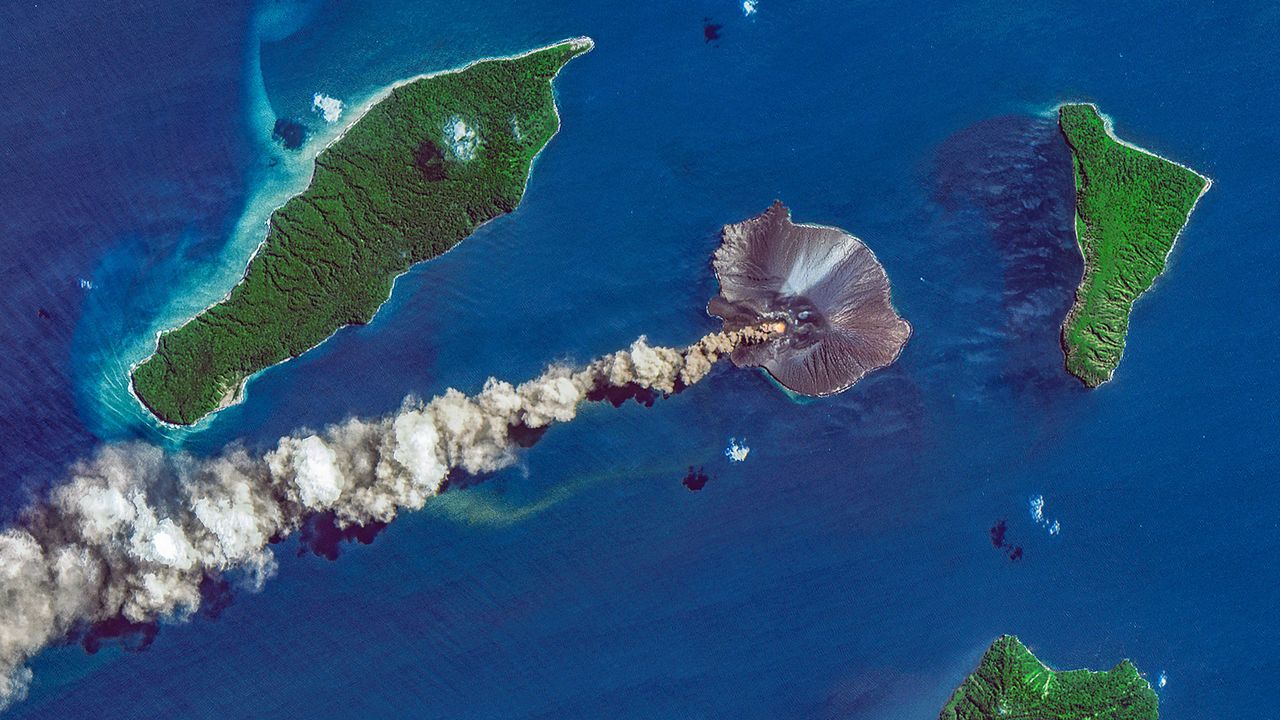 Krakatau, Indonesien