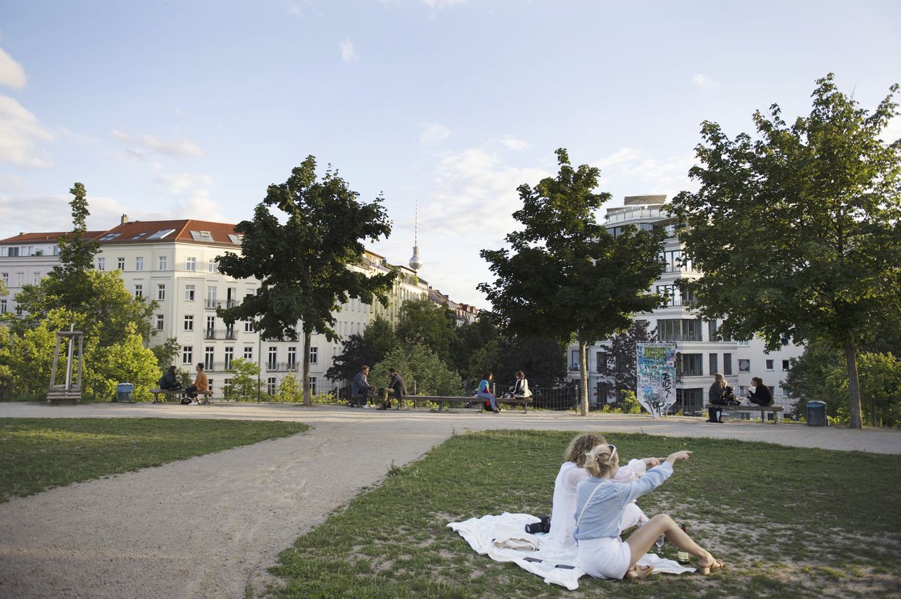 Park im Prenzlauer Berg in Berlin