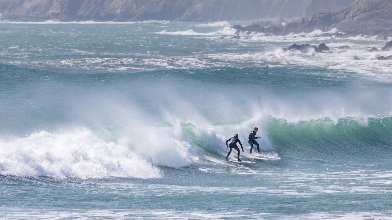 Surfen Garretstown Beach Irland