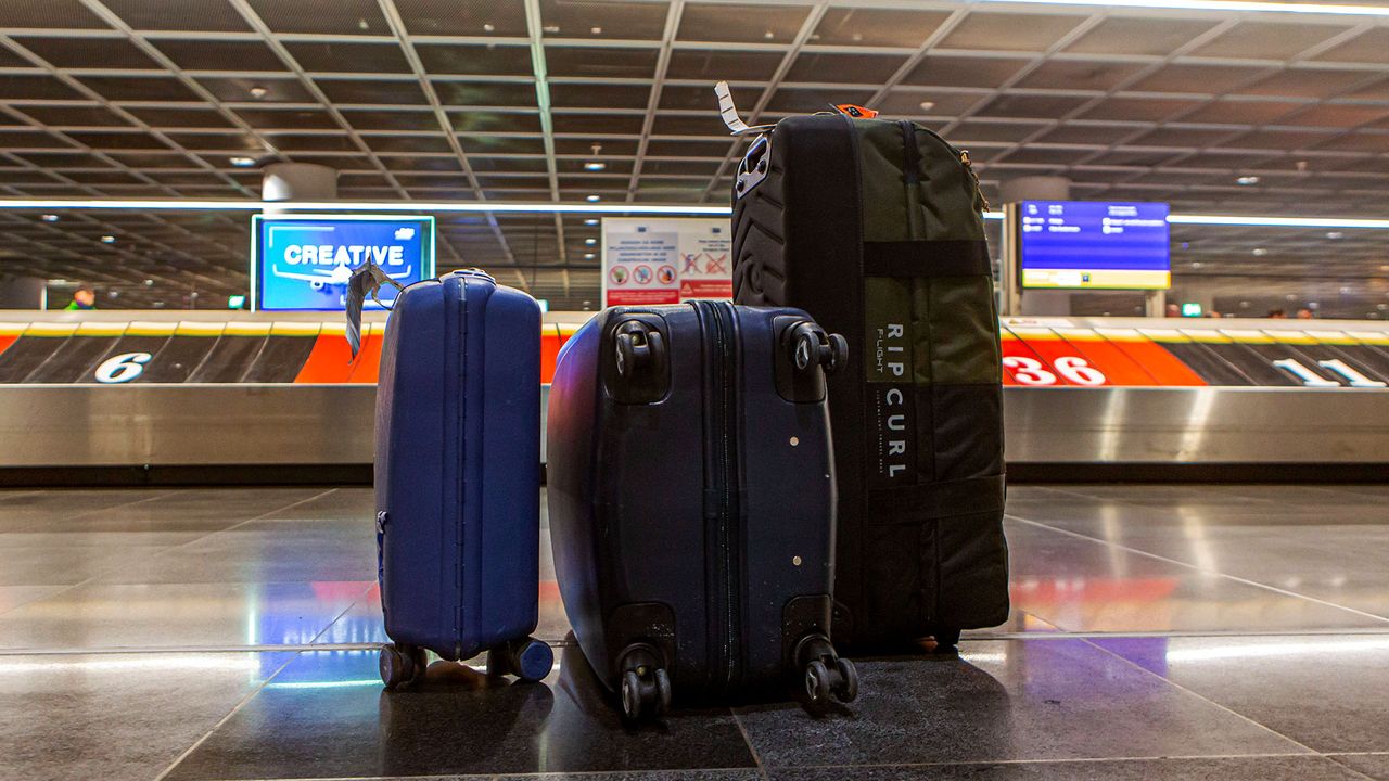 Gepäck am Frankfurter Flughafen