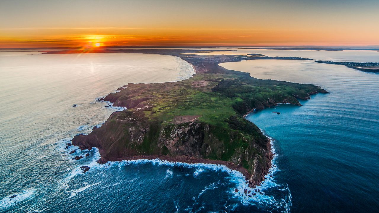 Phillip Island von oben