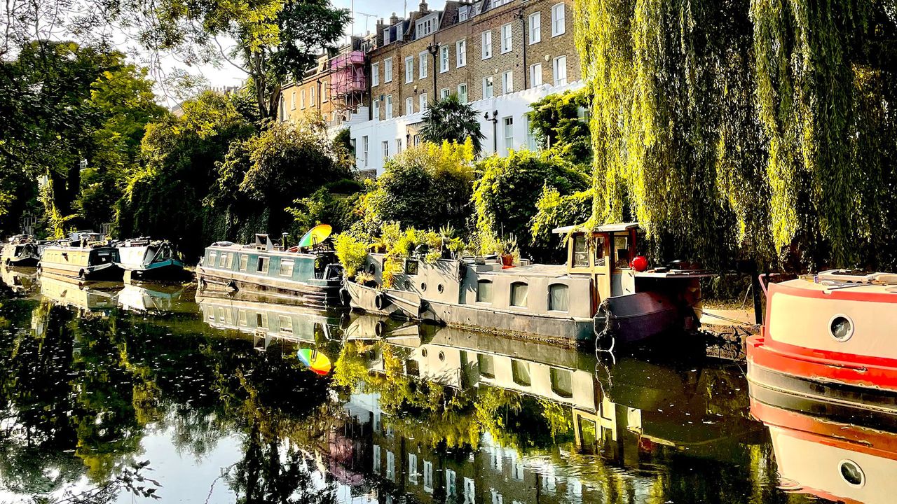 Hausboote am Regent's Canal in London