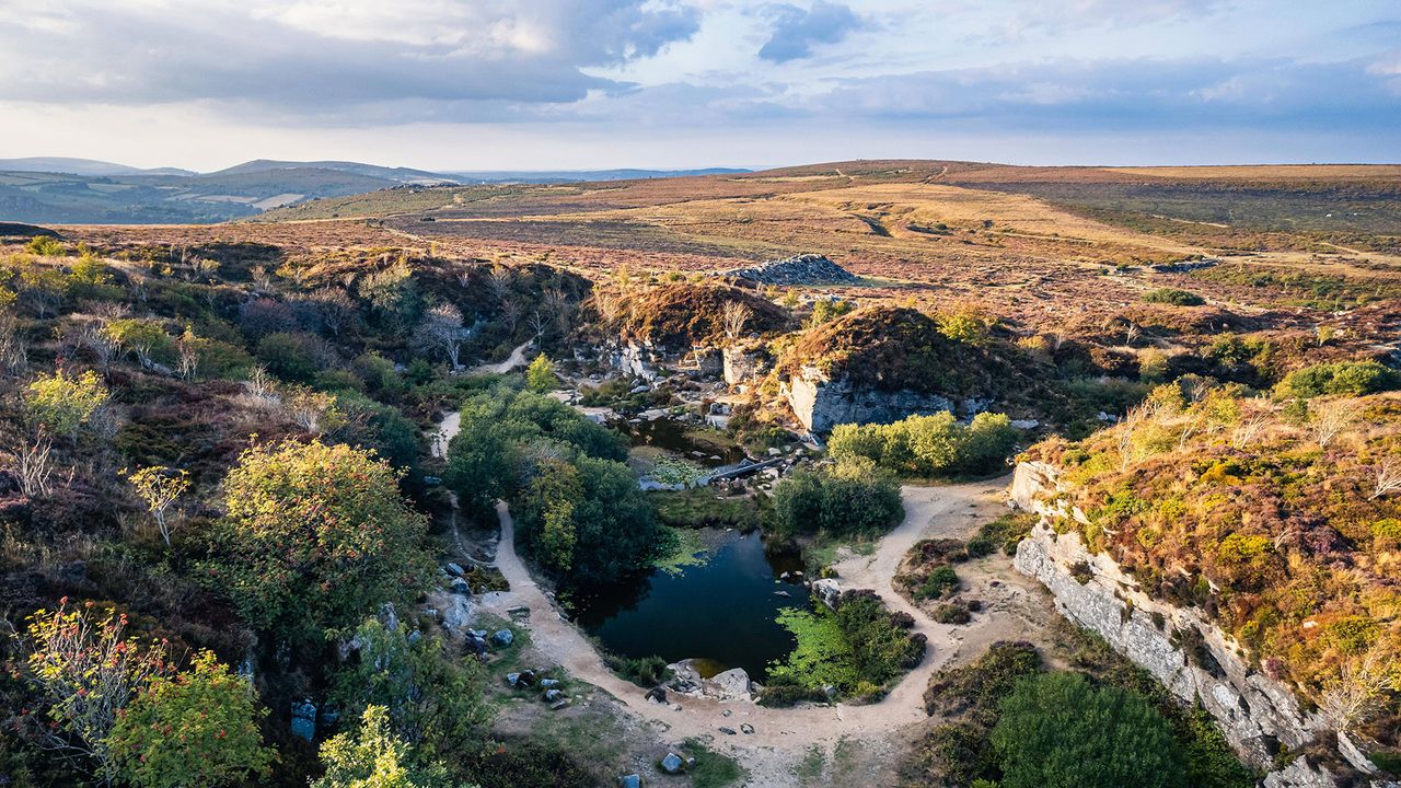 Haytor Rocks im Dartmoor, England