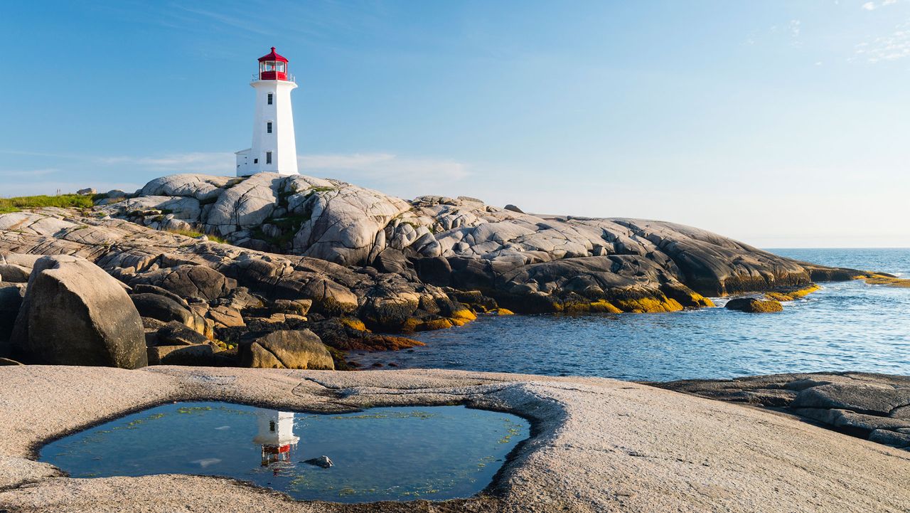 Peggy's Cove Leuchtturm in Nova Scotia