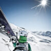 Skifahren im Winter, Nebelhorn Panorama