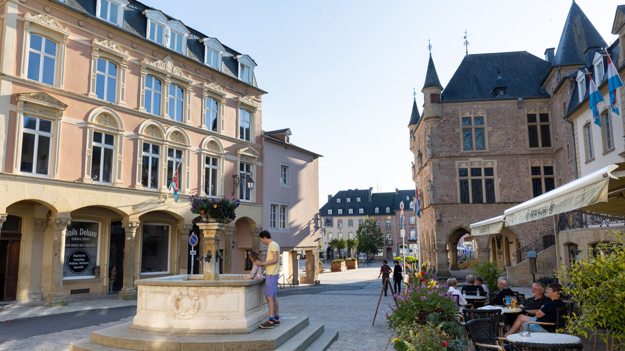 Stadt Echternach im Osten Luxemburgs