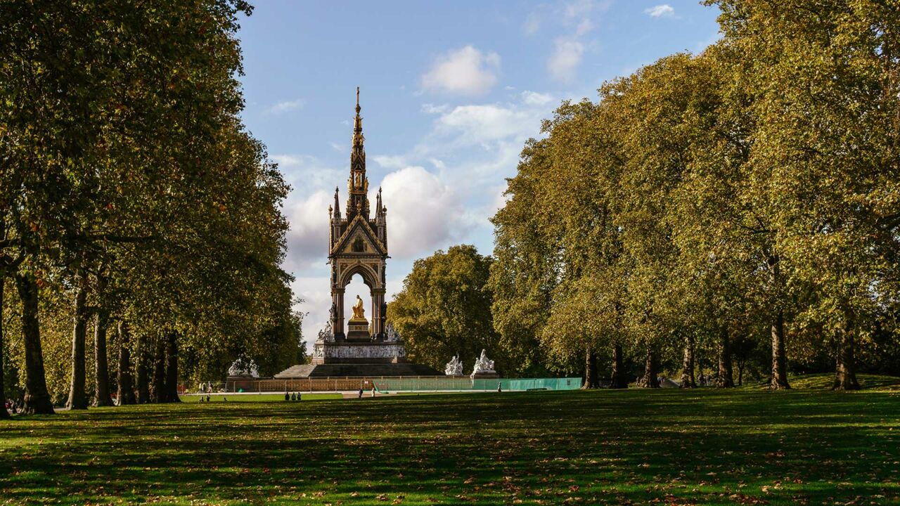 Hyde Park in London 