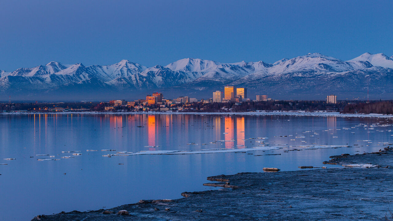 Skyline von Anchorage