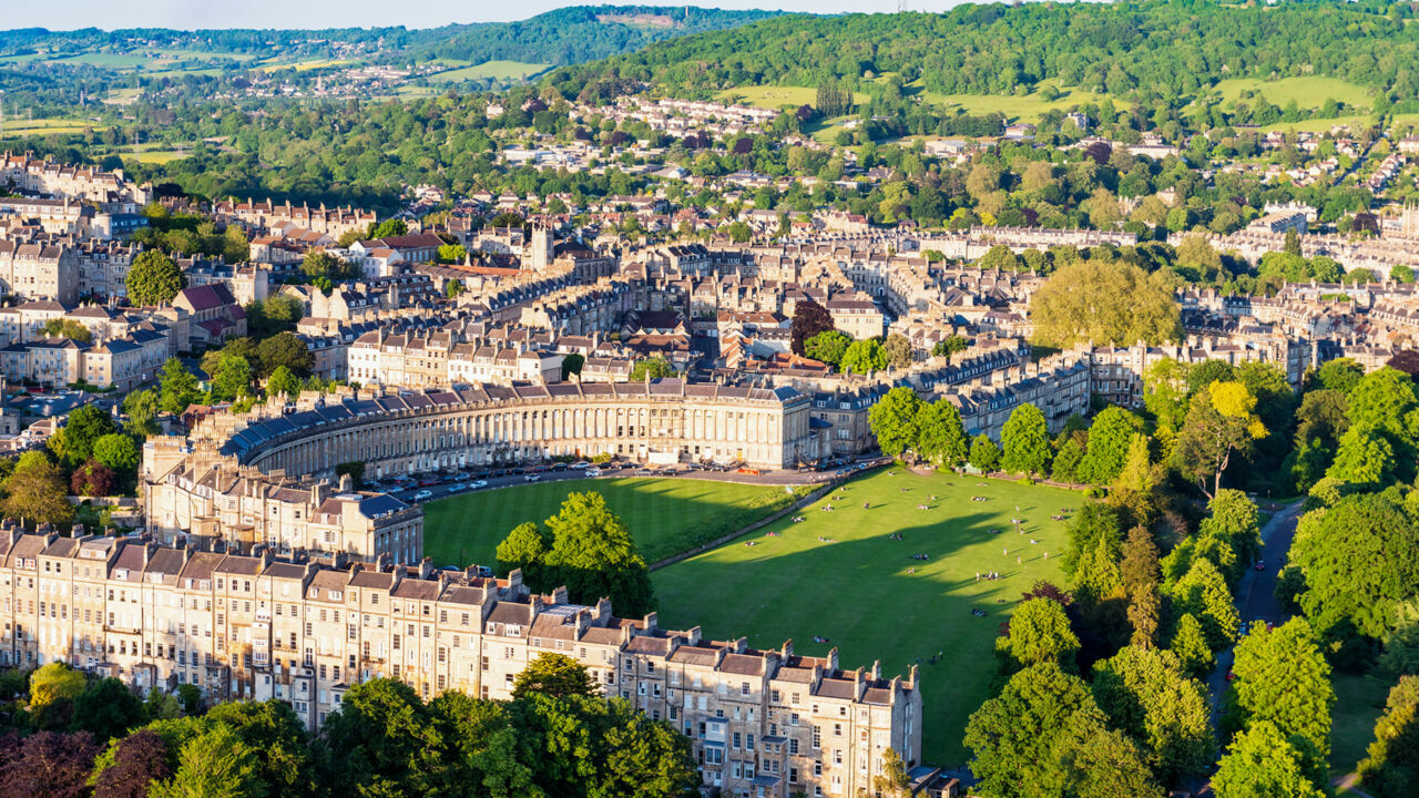 Royal Crescent in Bath, Bridgerton-Drehort