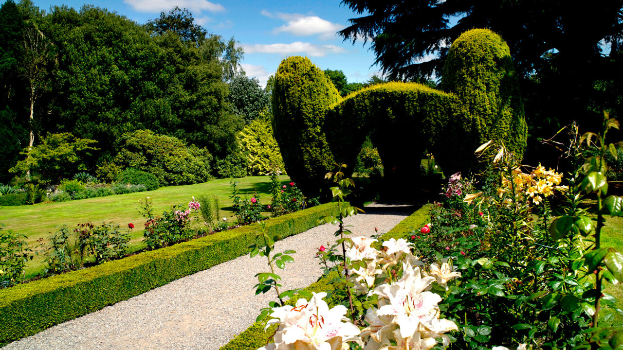 Die blühenden Gärten von „Altamont House“