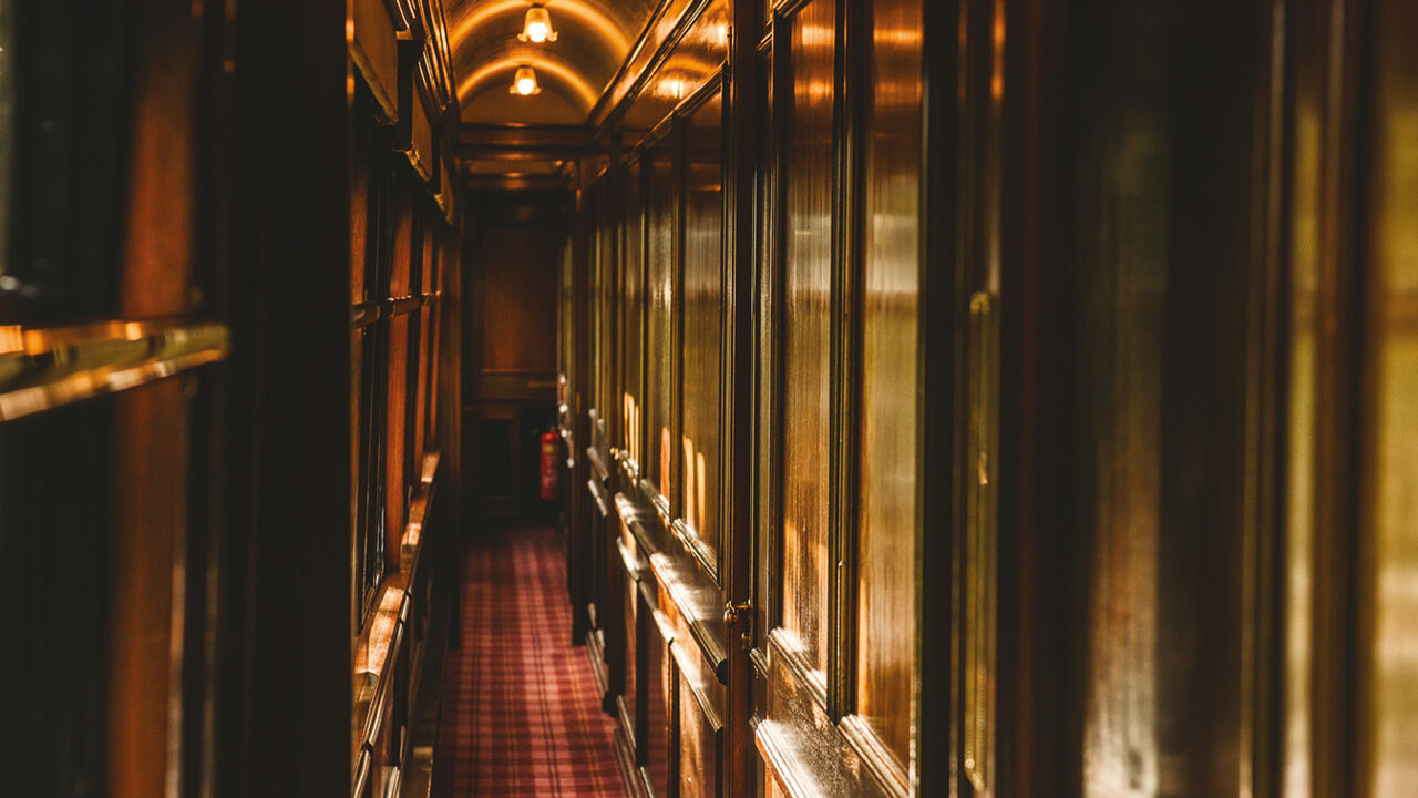 Zugkorridor im Royal Scotsman