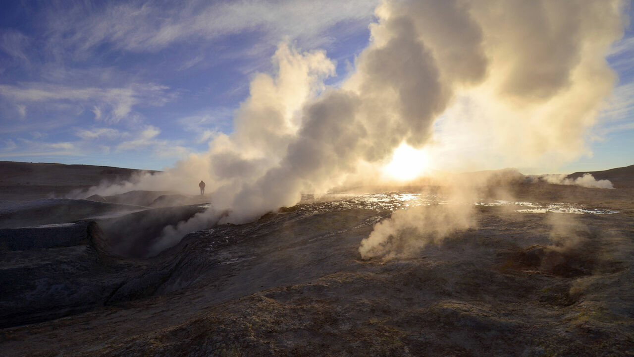 Thermalfeld Sol de Mañana, Bolivien