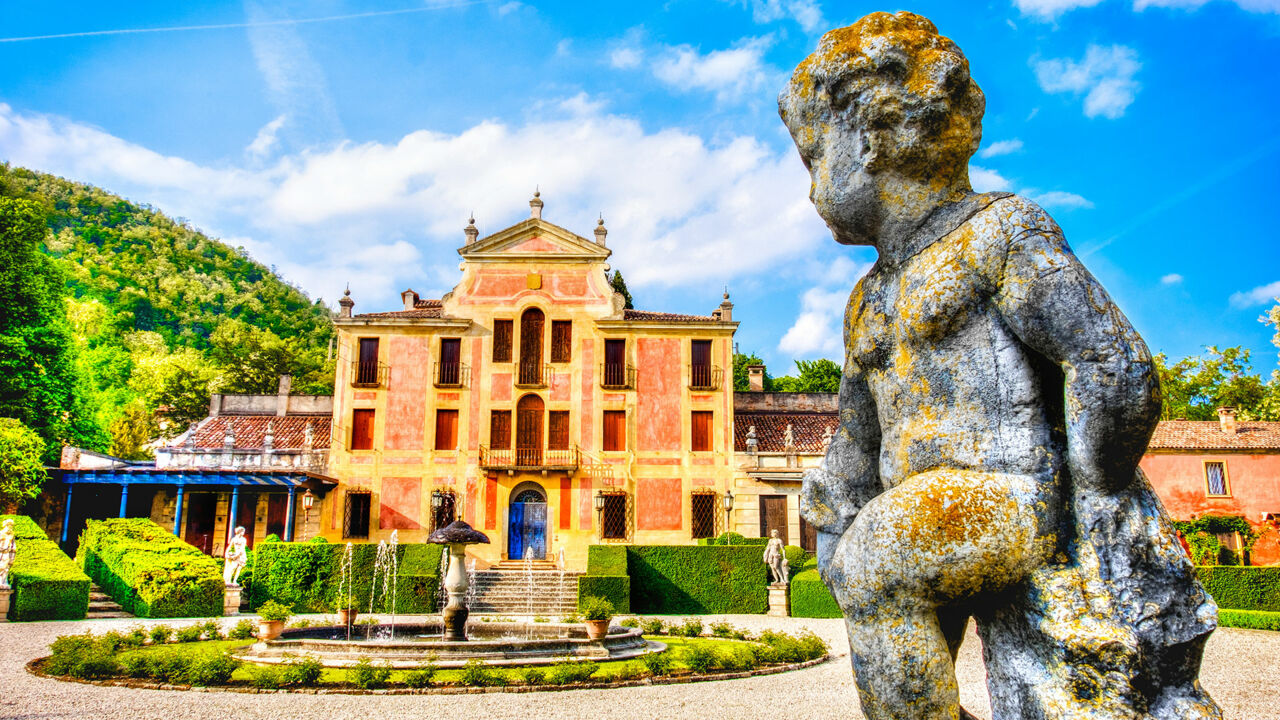 Garten von Valsanzibio, Villa Barbarigo in Venetien