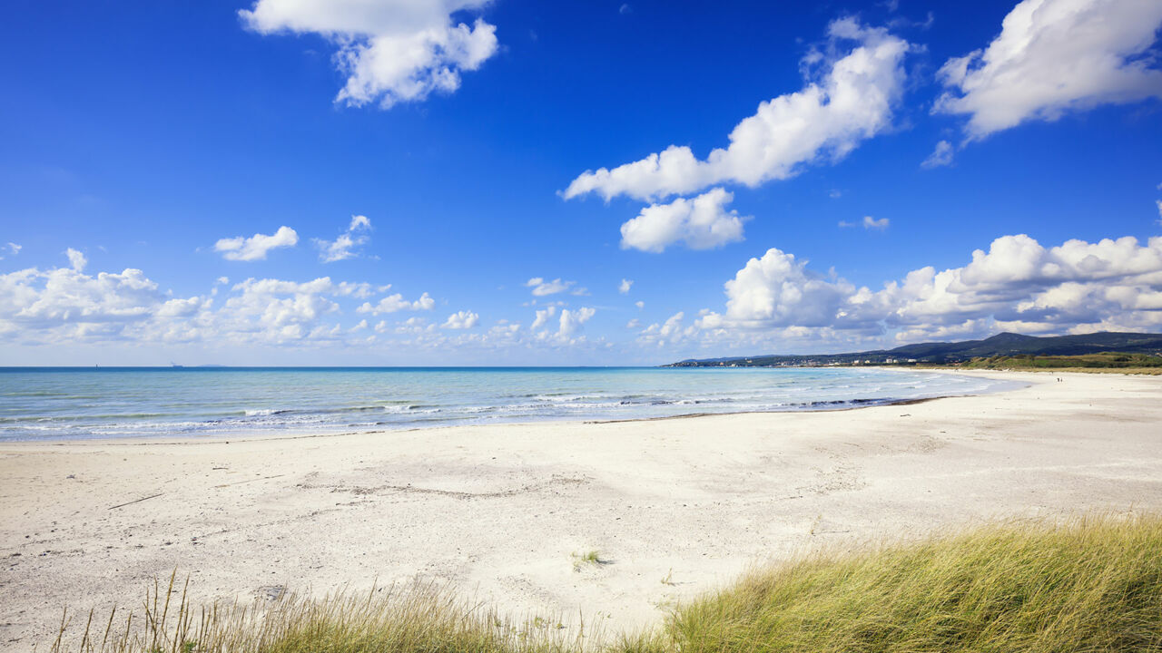 Spiagge Bianche, Strandabschnitt in Castiglioncello, Toskana